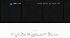 Desktop Screenshot of cabinet-lebefaude.com